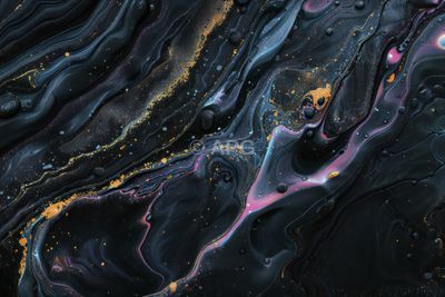 Kosmische Opaleszenz: Abstrakte Darstellung von Galaxienstaub